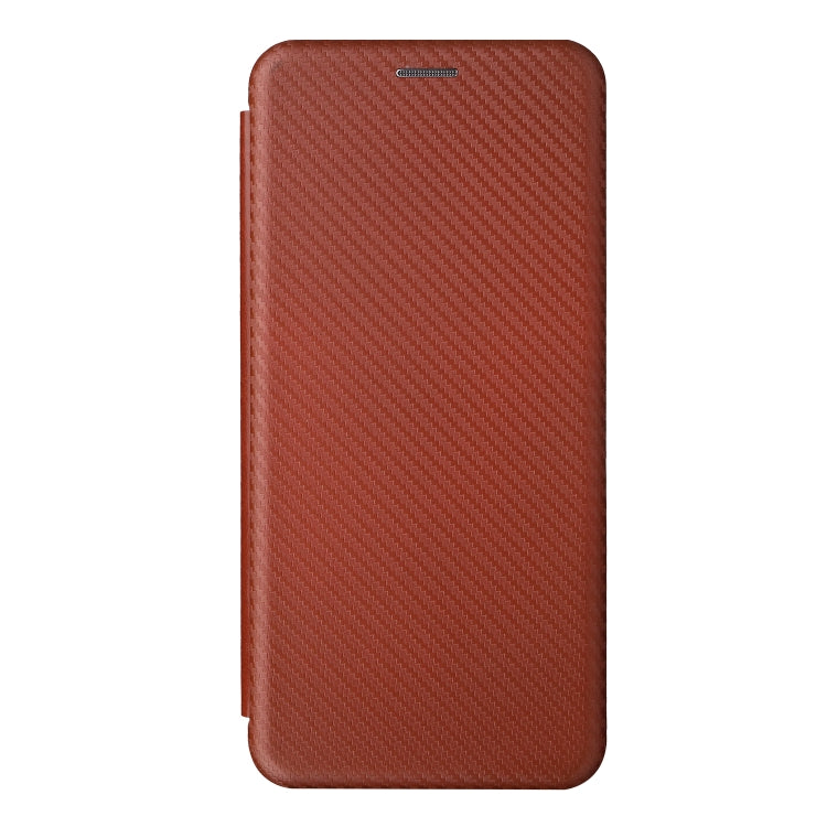 Carbon Fiber Texture Magnetic Horizontal Flip Leather Phone Case, For TCL 30 5G / 30+