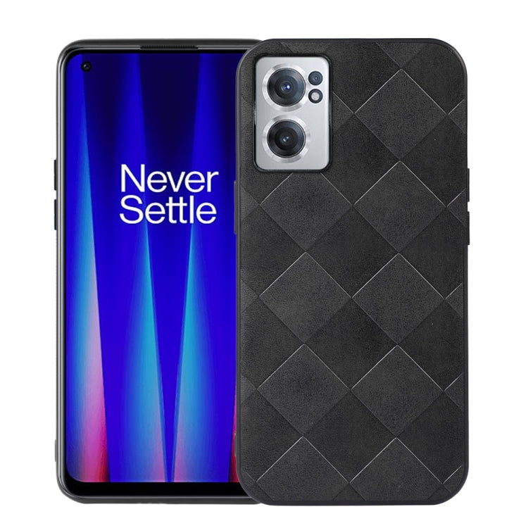 Weave Plaid PU Phone Case, For OnePlus 10 Pro 5G, For OnePlus Nord CE 2 5G