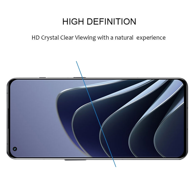 3D Curved Edge Full Screen Tempered Glass Film, For OnePlus 10 Pro(1 PC)
