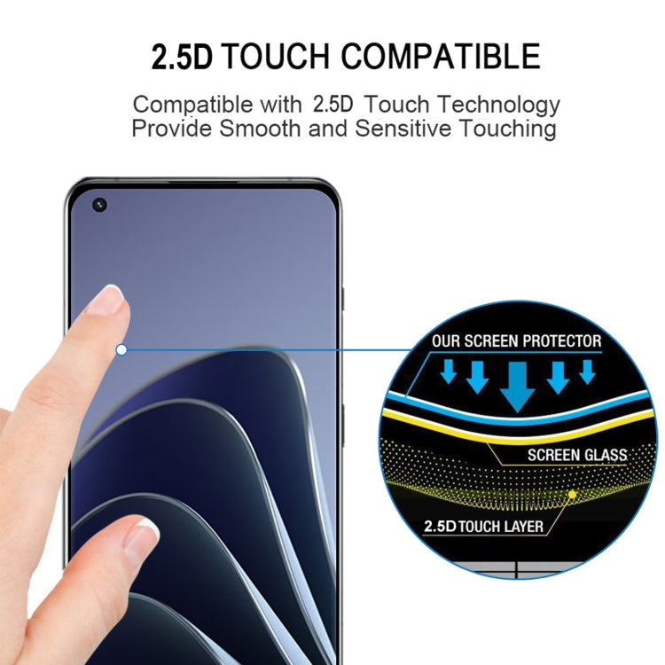 3D Curved Edge Full Screen Tempered Glass Film, For OnePlus 10 Pro(1 PC)