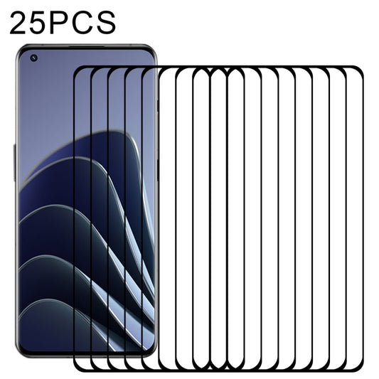 25 PCS 3D Curved Edge Full Screen Tempered Glass Film, For OnePlus 10 Pro(25 PCS)