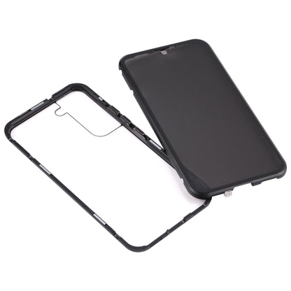 HD Magnetic Metal Tempered Glass Phone Case