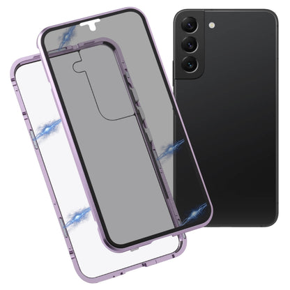 HD Magnetic Metal Tempered Glass Phone Case