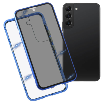 HD Magnetic Metal Tempered Glass Phone Case