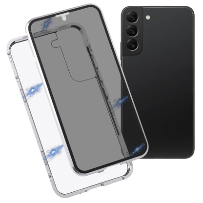 HD Magnetic Metal Tempered Glass Phone Case