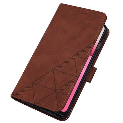 Crossbody 3D Embossed Flip Leather Phone Case