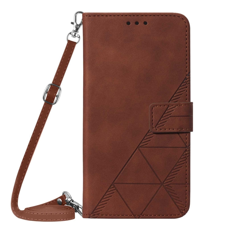 Crossbody 3D Embossed Flip Leather Phone Case, For Google Pixel 6 Pro