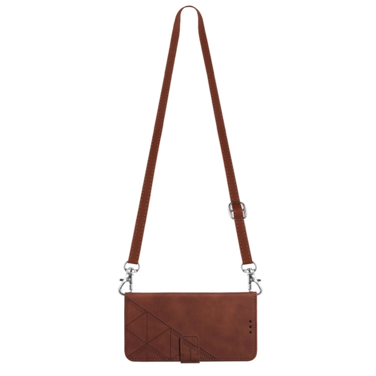 Crossbody 3D Embossed Flip Leather Phone Case, For Google Pixel 6 Pro