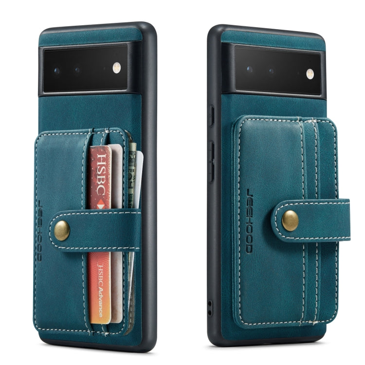 JEEHOOD RFID Anti-Theft Wallet Magnetic PU+TPU Phone Case, For Google Pixel 7 5G, For Google Pixel 7 Pro 5G