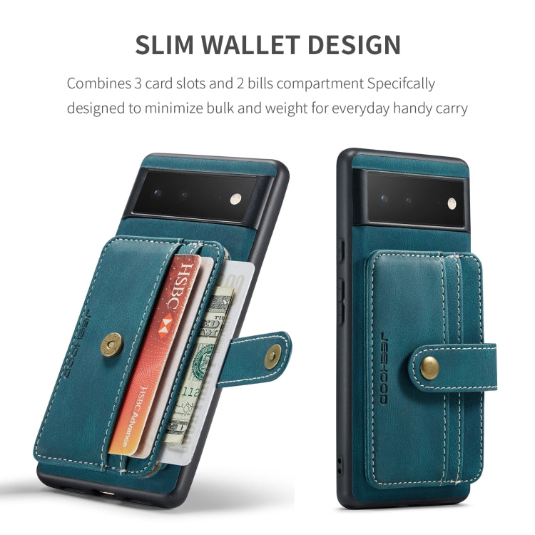 JEEHOOD RFID Anti-Theft Wallet Magnetic PU+TPU Phone Case, For Google Pixel 7 5G, For Google Pixel 7 Pro 5G