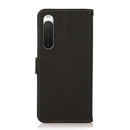 KHAZNEH Custer Genuine Leather RFID Phone Case