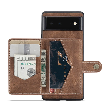 JEEHOOD Retro Magnetic Detachable Wallet Phone Case