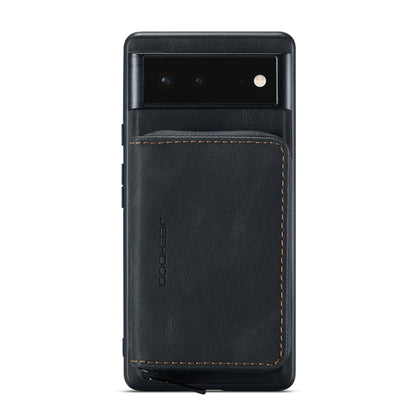 JEEHOOD Magnetic Zipper Wallet Phone Leather Case