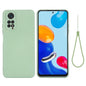 Pure Color Liquid Silicone Shockproof Phone Case