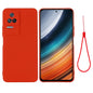 Pure Color Liquid Silicone Shockproof Phone Case