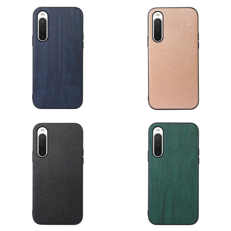 Wood Texture PU Phone Case