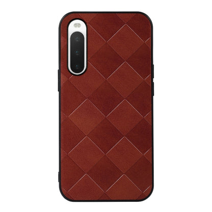 Weave Plaid PU Phone Case