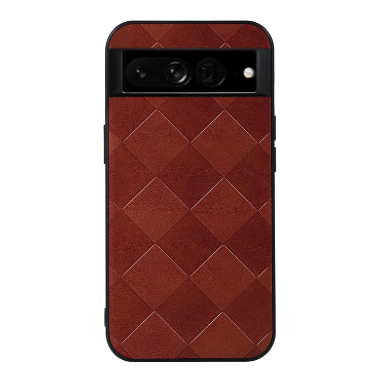 Weave Plaid PU Phone Case