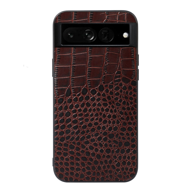 Crocodile Top Layer Cowhide Leather Phone Case