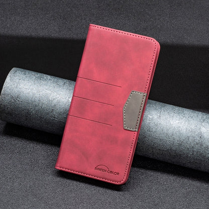 Magnetic Splicing Leather Phone Case