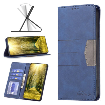 Magnetic Splicing Leather Phone Case