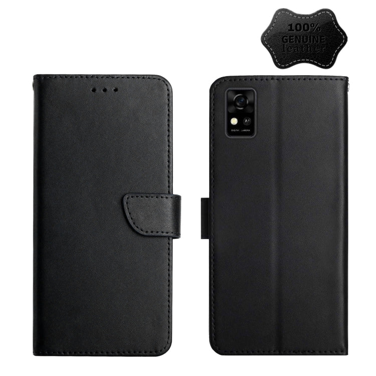 Genuine Leather Fingerprint-proof Horizontal Flip Phone Case, For ZTE Blade L9, For ZTE Blade A31, For ZTE Blade A51, For ZTE Blade A71, For ZTE Blade V30, For ZTE Blade V40 Pro, For ZTE Libero 5G II, For ZTE Axon 20, For ZTE Axon 30, For ZTE Blade L21...