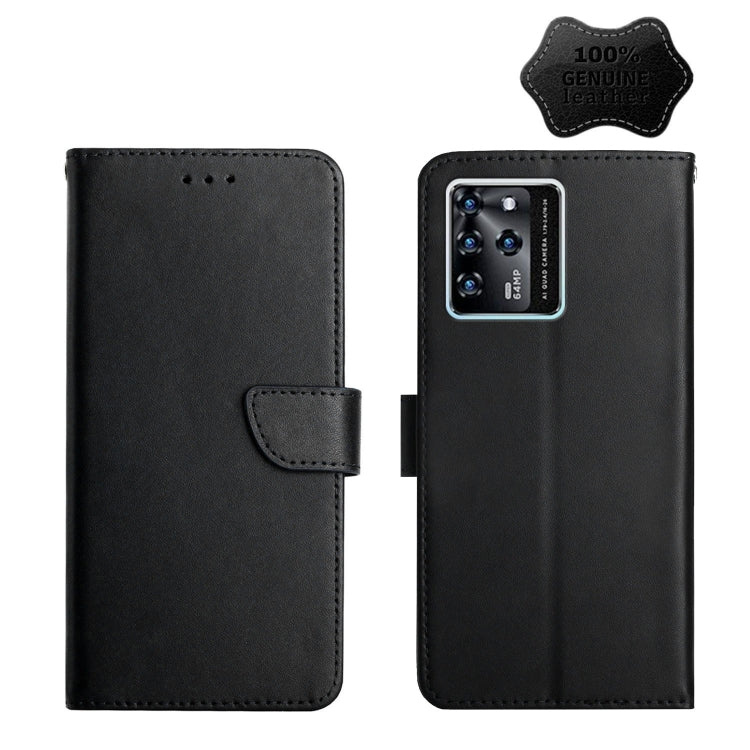 Genuine Leather Fingerprint-proof Horizontal Flip Phone Case, For ZTE Blade L9, For ZTE Blade A31, For ZTE Blade A51, For ZTE Blade A71, For ZTE Blade V30, For ZTE Blade V40 Pro, For ZTE Libero 5G II, For ZTE Axon 20, For ZTE Axon 30, For ZTE Blade L21...