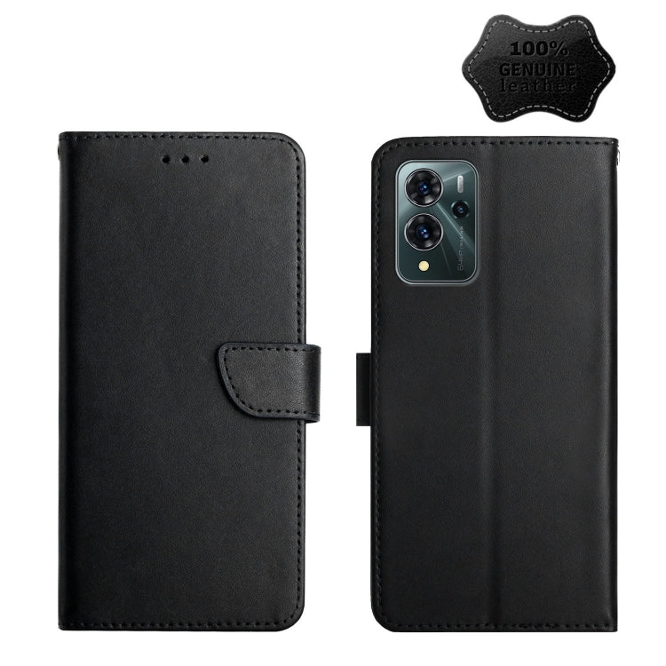 Genuine Leather Fingerprint-proof Horizontal Flip Phone Case, For ZTE Blade L9, For ZTE Blade A31, For ZTE Blade A51, For ZTE Blade A71, For ZTE Blade V30, For ZTE Blade V40 Pro, For ZTE Libero 5G II, For ZTE Axon 20, For ZTE Axon 30, For ZTE Blade L21...