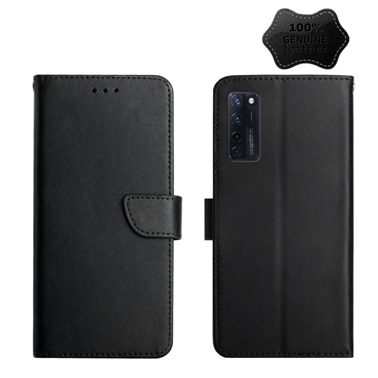 Genuine Leather Fingerprint-proof Horizontal Flip Phone Case, For ZTE Blade L9, For ZTE Blade A31, For ZTE Blade A51, For ZTE Blade A71, For ZTE Blade V30, For ZTE Blade V40 Pro, For ZTE Libero 5G II, For ZTE Axon 20, For ZTE Axon 30, For ZTE Blade L21...
