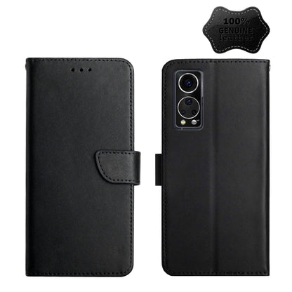 Genuine Leather Fingerprint-proof Horizontal Flip Phone Case, For ZTE Blade L9, For ZTE Blade A31, For ZTE Blade A51, For ZTE Blade A71, For ZTE Blade V30, For ZTE Blade V40 Pro, For ZTE Libero 5G II, For ZTE Axon 20, For ZTE Axon 30, For ZTE Blade L21...