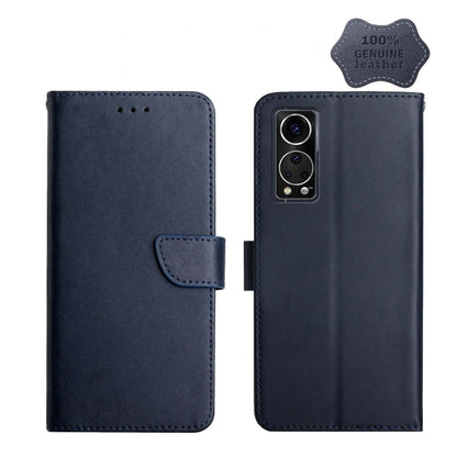 Genuine Leather Fingerprint-proof Horizontal Flip Phone Case, For ZTE Blade L9, For ZTE Blade A31, For ZTE Blade A51, For ZTE Blade A71, For ZTE Blade V30, For ZTE Blade V40 Pro, For ZTE Libero 5G II, For ZTE Axon 20, For ZTE Axon 30, For ZTE Blade L21...