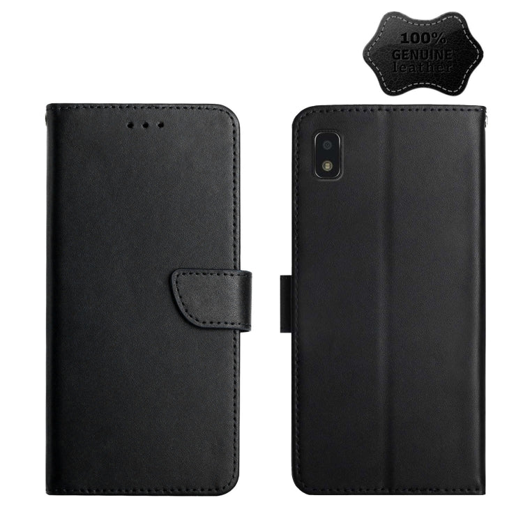 Genuine Leather Fingerprint-proof Horizontal Flip Phone Case, For ZTE Blade L9, For ZTE Blade A31, For ZTE Blade A51, For ZTE Blade A71, For ZTE Blade V30, For ZTE Blade V40 Pro, For ZTE Libero 5G II, For ZTE Axon 20, For ZTE Axon 30, For ZTE Blade L21...