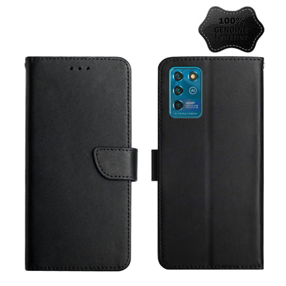 Genuine Leather Fingerprint-proof Horizontal Flip Phone Case, For ZTE Blade L9, For ZTE Blade A31, For ZTE Blade A51, For ZTE Blade A71, For ZTE Blade V30, For ZTE Blade V40 Pro, For ZTE Libero 5G II, For ZTE Axon 20, For ZTE Axon 30, For ZTE Blade L21...