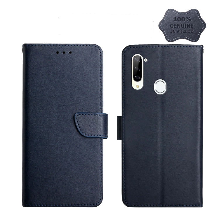Genuine Leather Fingerprint-proof Horizontal Flip Phone Case, For ZTE Blade L9, For ZTE Blade A31, For ZTE Blade A51, For ZTE Blade A71, For ZTE Blade V30, For ZTE Blade V40 Pro, For ZTE Libero 5G II, For ZTE Axon 20, For ZTE Axon 30, For ZTE Blade L21...