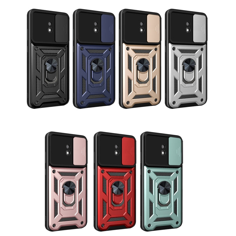 Sliding Camera Cover Design TPU+PC Phone Case