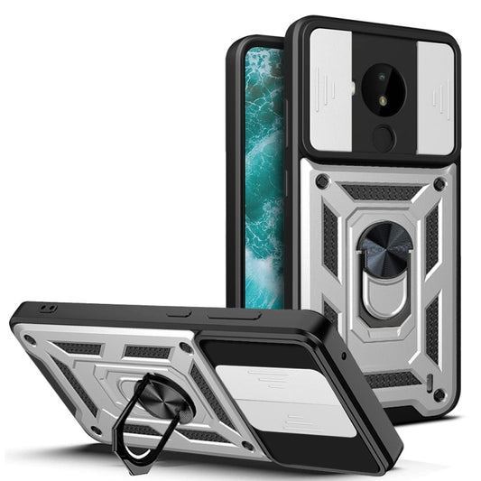 Sliding Camera Cover Design TPU+PC Phone Case, For Nokia C30, For Nokia G10 / G20, For OPPO Realme 9i/A36