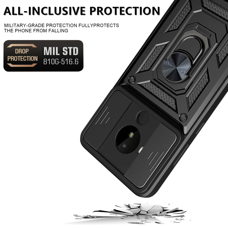 Sliding Camera Cover Design TPU+PC Phone Case, For Nokia C30, For Nokia G10 / G20, For OPPO Realme 9i/A36