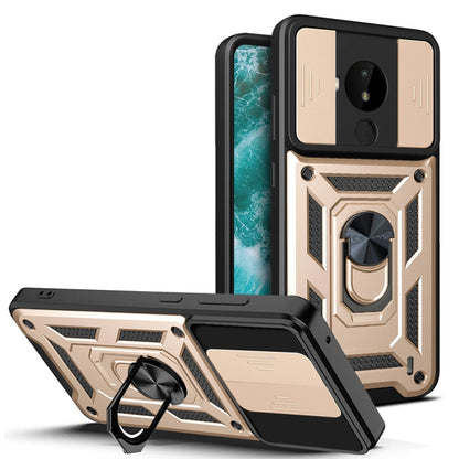 Sliding Camera Cover Design TPU+PC Phone Case