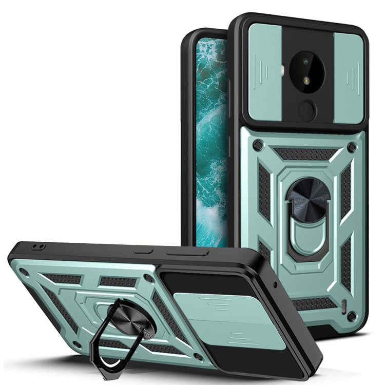 Sliding Camera Cover Design TPU+PC Phone Case