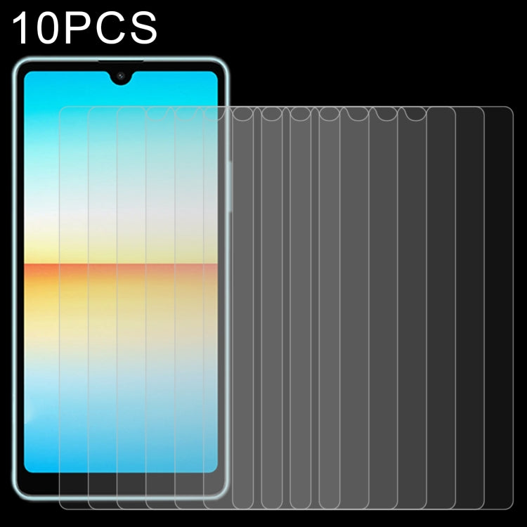 10 PCS 0.26mm 9H 2.5D Tempered Glass Film