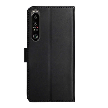 Genuine Leather Fingerprint-proof Flip Phone Case