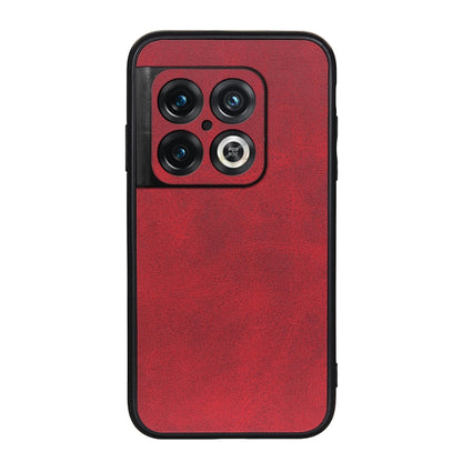 Accurate Hole Two-color Calf Texture PU Phone Case