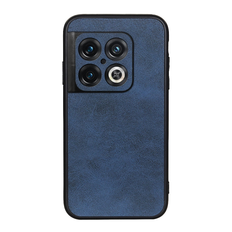 Accurate Hole Two-color Calf Texture PU Phone Case