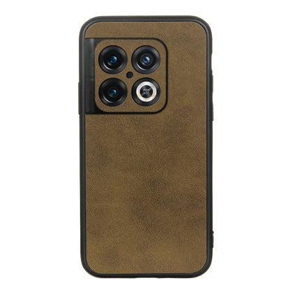 Accurate Hole Two-color Calf Texture PU Phone Case