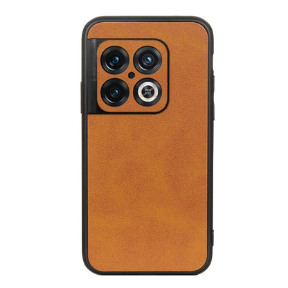 Accurate Hole Two-color Calf Texture PU Phone Case