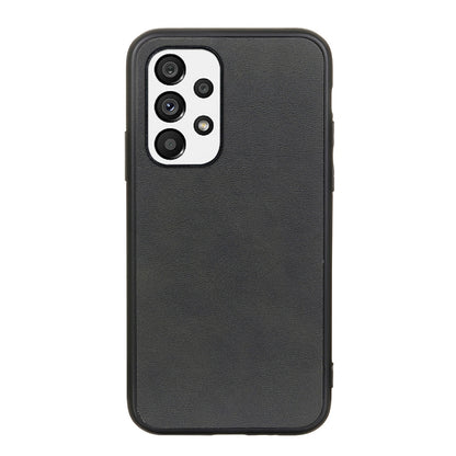 Accurate Hole Two-color Calf Texture PU Phone Case