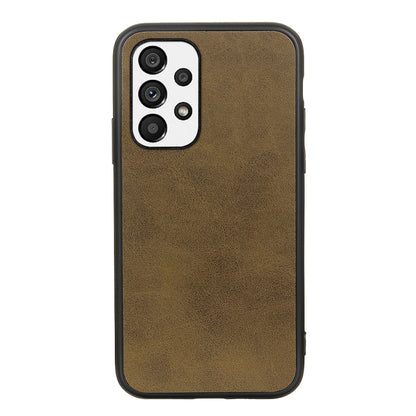 Accurate Hole Two-color Calf Texture PU Phone Case