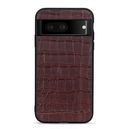 Accurate Hole Crocodile Texture Genuine Leather Phone Case