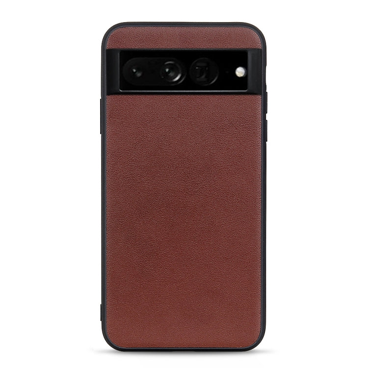 Accurate Hole Lambskin Texture Genuine Leather Phone Case