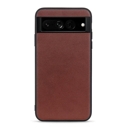 Accurate Hole Lambskin Texture Genuine Leather Phone Case